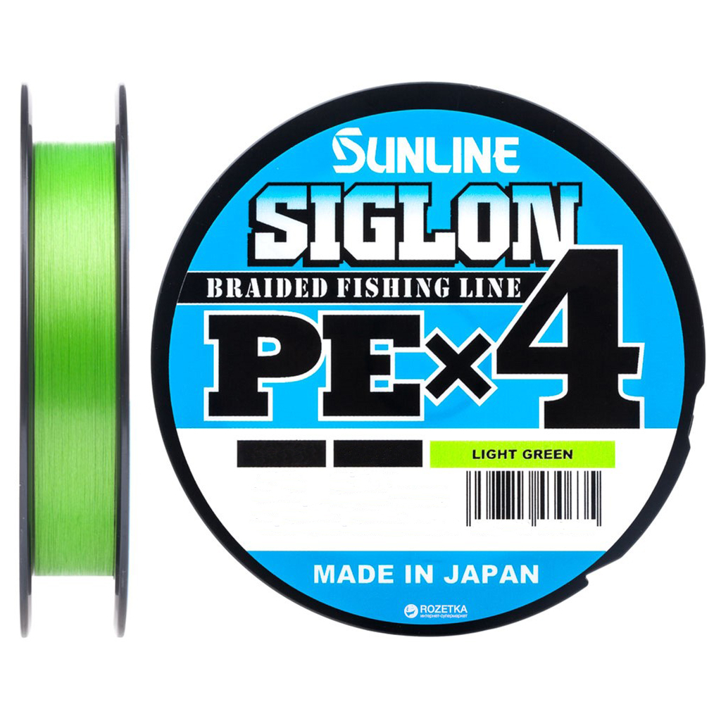 Шнур Sunline Siglon PE н4 150m 0.6/0.132mm 10lb/4.5kg Light Green (1658.09.04) - изображение 1
