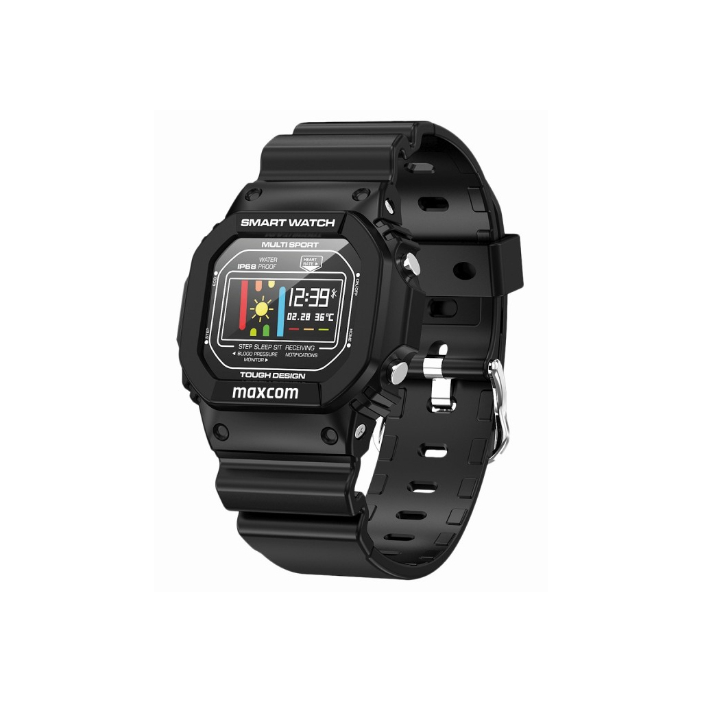 Смарт-годинник Maxcom Fit FW22 CLASSIC Black - зображення 1