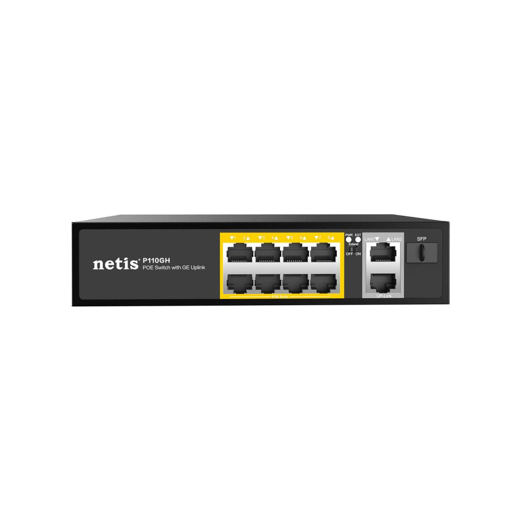 Комутатор мережевий Netis P110GH - зображення 1