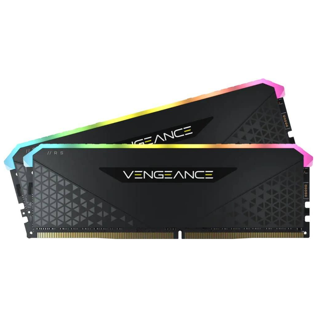 Модуль пам'яті для комп'ютера DDR4 64GB (2x32GB) 3200 MHz Vengeance RGB RS Corsair (CMG64GX4M2E3200C16) - зображення 3