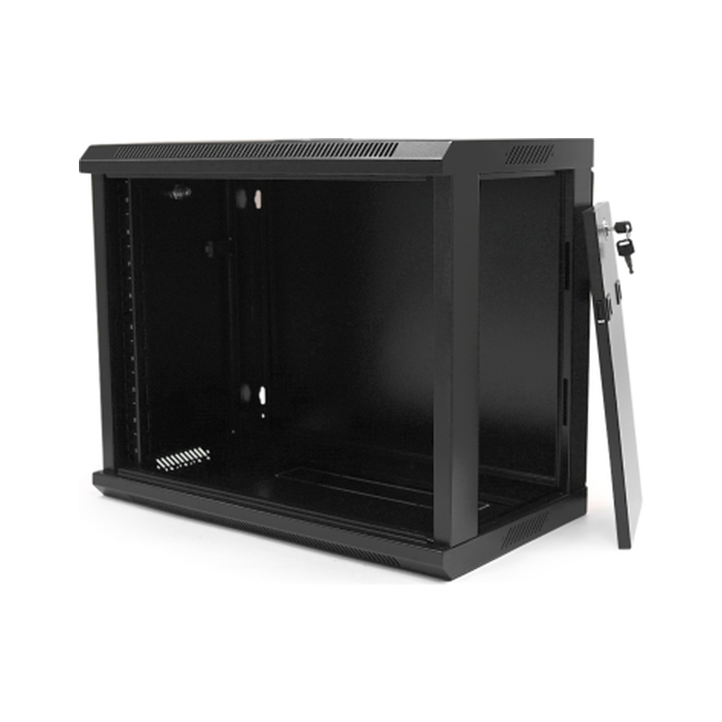 Шафа настінна Merlion 9U 19" 600*350*500 (Ш*Г*В)мм, black (MI3-6309 / 36528) - зображення 3