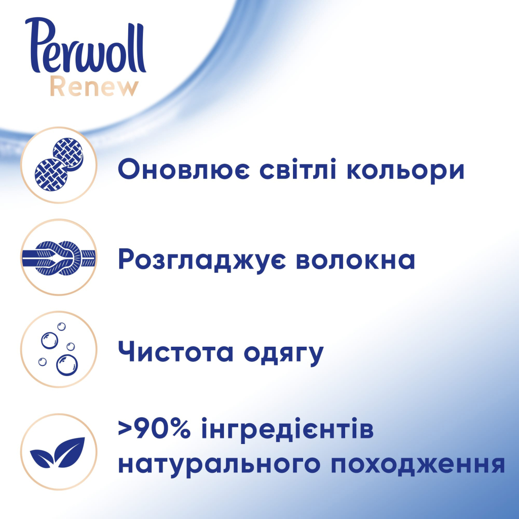 Гель для прання Perwoll Renew White для білих речей 990 мл (9000101579871) - зображення 2