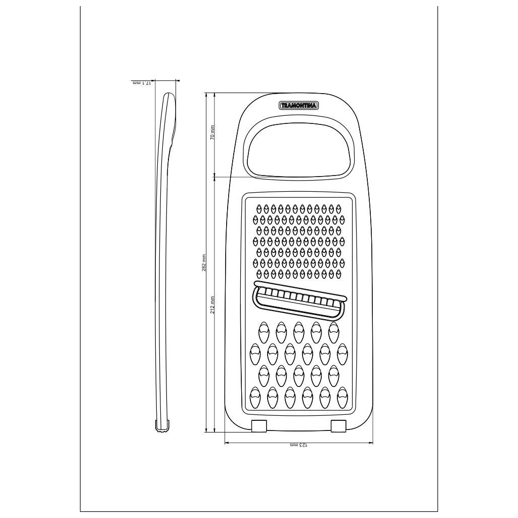 Терка Tramontina Big Hole Utilita Black (25695/100) - зображення 2