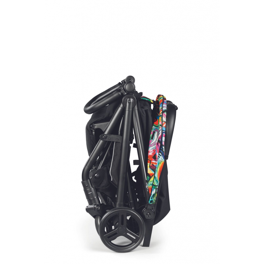 Коляска Peg-Perego Selfie Street Art чорна з абстрактним малюнком (IP22000000AT99RO01) - зображення 7