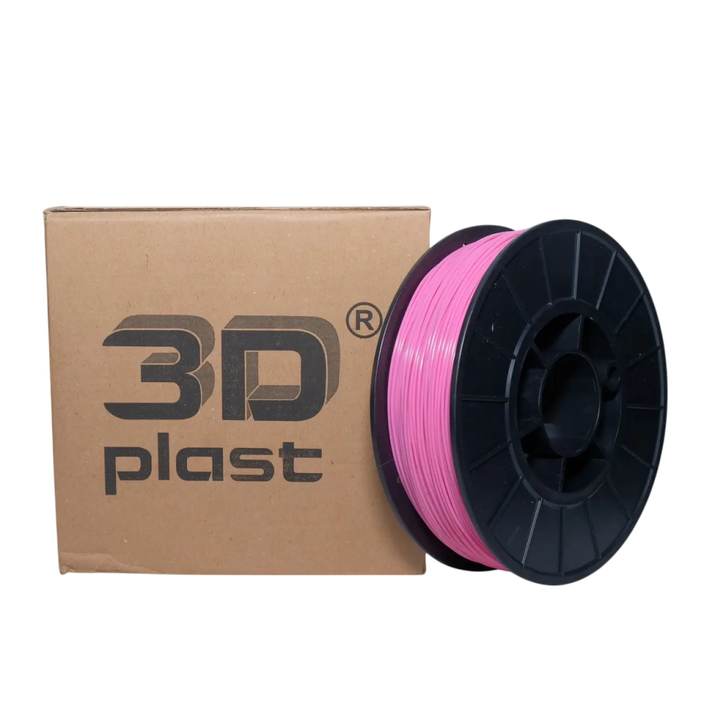 Пластик для 3D-принтера 3Dplast PLA 1.75мм, 0.85кг, pink (3DPLA17508PNK) - зображення 1