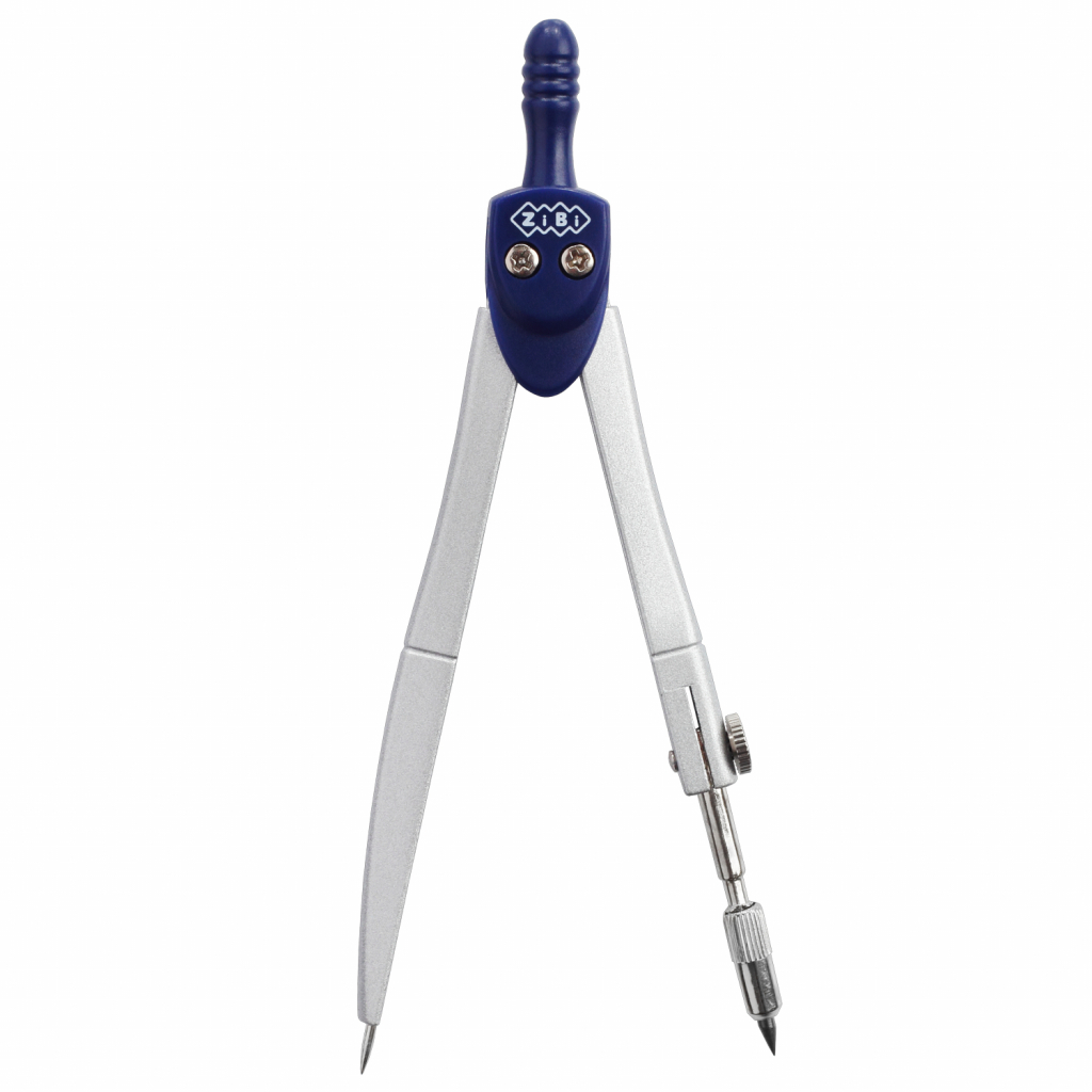 Циркуль ZiBi BASIS у твердому футлярі, темно-синій KIDS Line (ZB.5301BS-03) - зображення 2