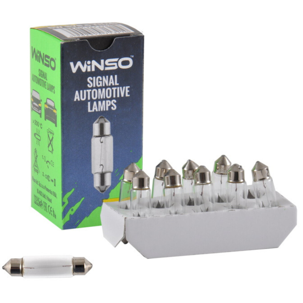 Автолампа WINSO C5W 5W SV8.5 T11X41 (713210) - зображення 2