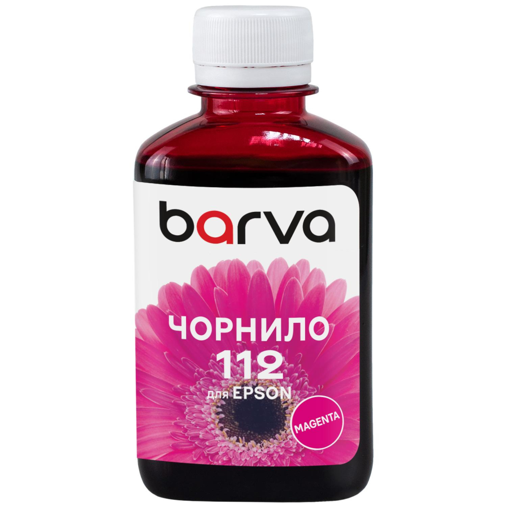 Чорнило Barva Epson 112 180мл, Pigm. Magenta (E112-958) - зображення 1