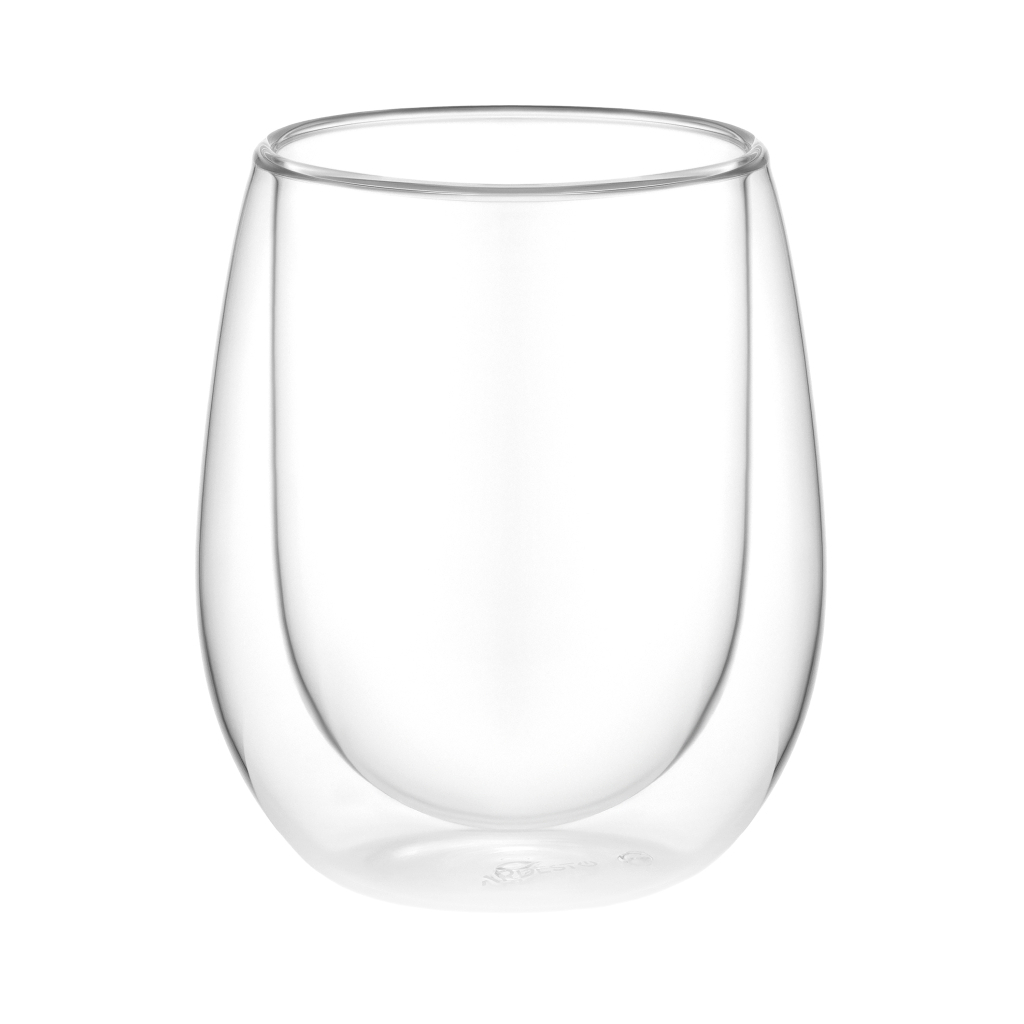 Набір склянок Ardesto з подвійними стінками BW 350 мл 2 шт прозорий (AR2635BW) - зображення 2