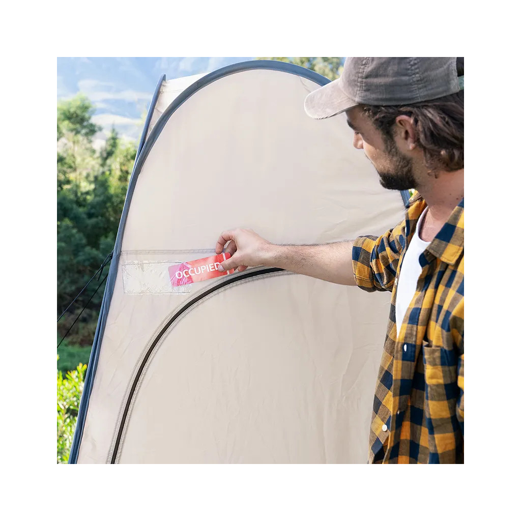 Намет Naturehike NH17Z002-P Душ/Туалет Коричневий (6927595795934) - зображення 7