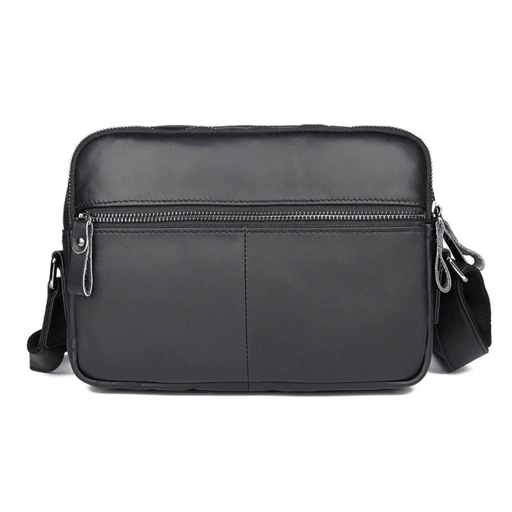 Сумка Vintage З натуральної шкіри зерниста Чорна (14548) - зображення 5