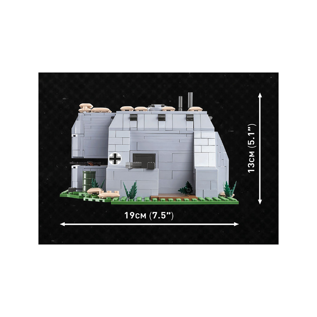 Конструктор Cobi Company of Heroes 3 Німецький дот, 642 деталей (COBI-3043) - зображення 6