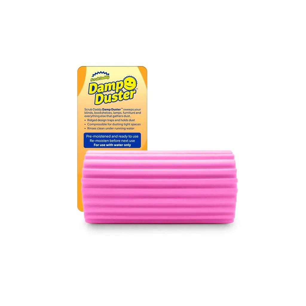 Губка для прибирання Scrub Daddy Damp Duster Для пилу Рожева (5060481022767/5060481023788) - зображення 2