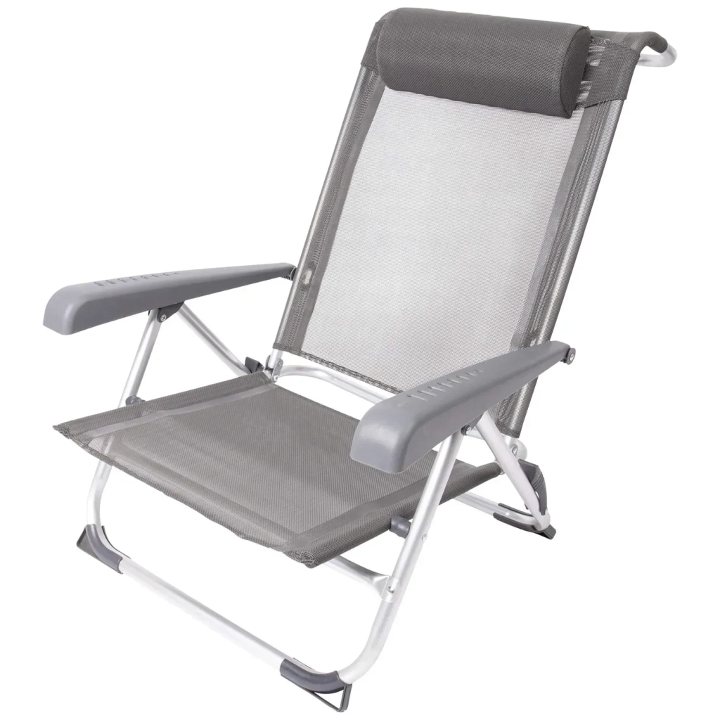 Крісло складане Bo-Camp Saint-Tropez Grey (1204796) (DAS303395) - зображення 4