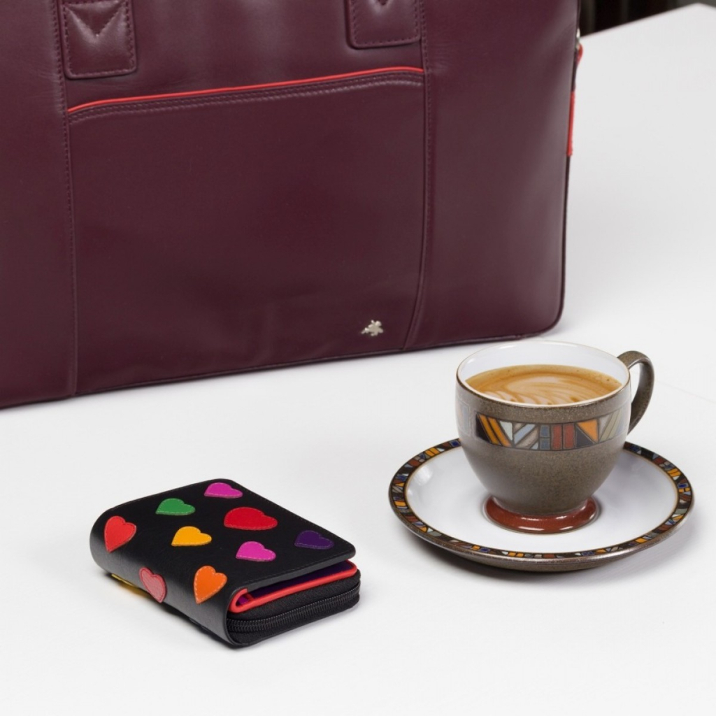 Гаманець Visconti LV6 Desire Black/Multi Love (LV6 BK MULTI) - зображення 5