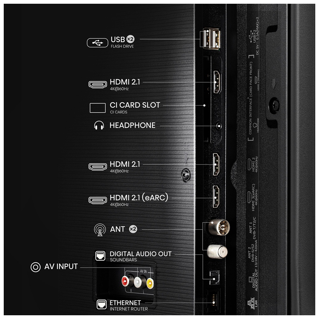 Телевізор Hisense 50E7Q - зображення 6