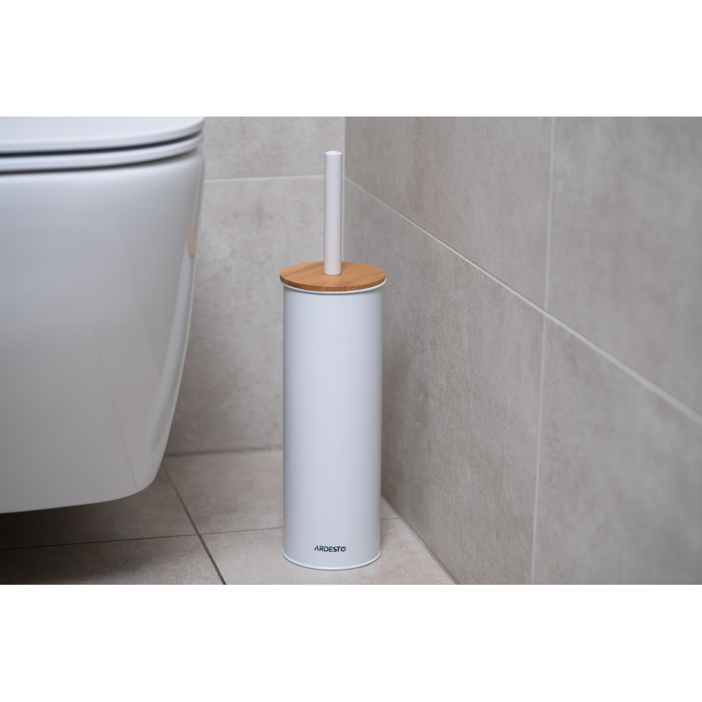 Йоржик для унітазу Ardesto Minimalism Білий (ARHB3503WB) - зображення 4
