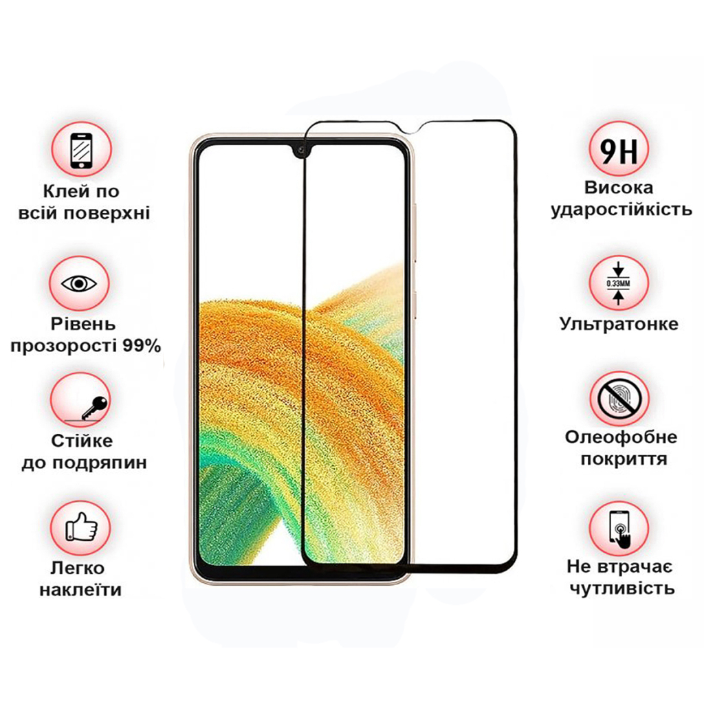 Скло захисне BeCover Samsung Galaxy A34 5G SM-A346 Black (708840) - зображення 4