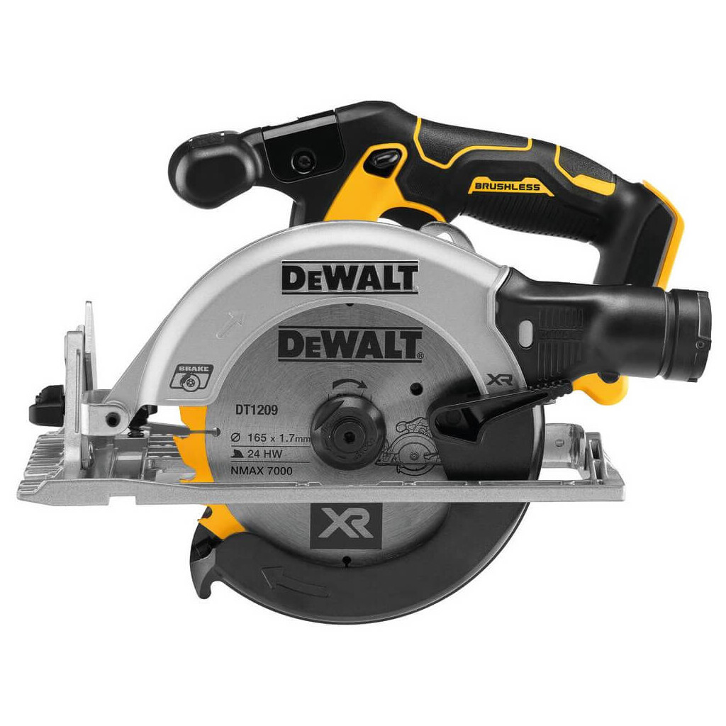 Дискова пила DeWALT 18В XR Li-lon, диск 165х20 мм, 2.8 кг (без АКБ та ЗП) (DCS565N) - изображение 2