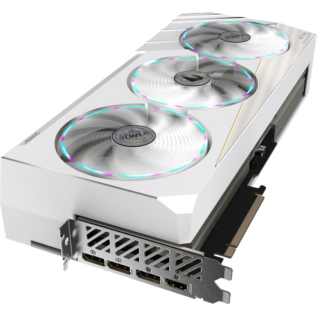 Відеокарта GIGABYTE GeForce RTX4080 SUPER 16Gb AORUS XTREME ICE (GV-N408SAORUSX ICE-16GD) - зображення 4