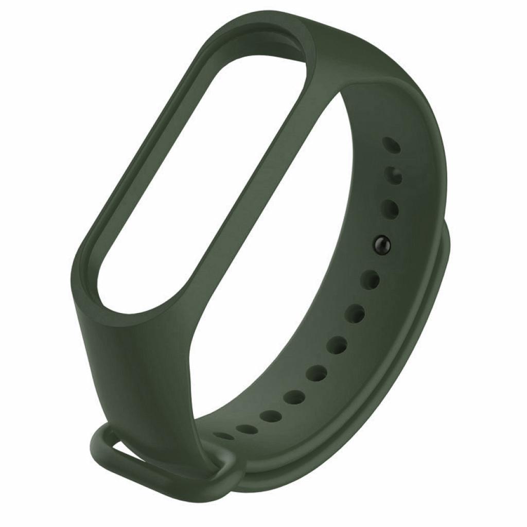 Ремінець до фітнес браслета BeCover Silicone для Xiaomi Mi Band 3/4 Khaki (704649) - зображення 3