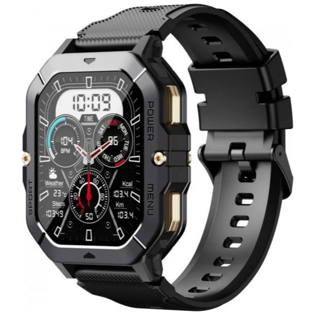 Смарт-годинник OUKITEL BT101 Black (6931940739825) - зображення 1