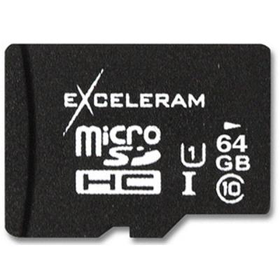 Карта пам'яті eXceleram 64Gb microSDXC class 10 UHS-I (MSD6410) - зображення 1