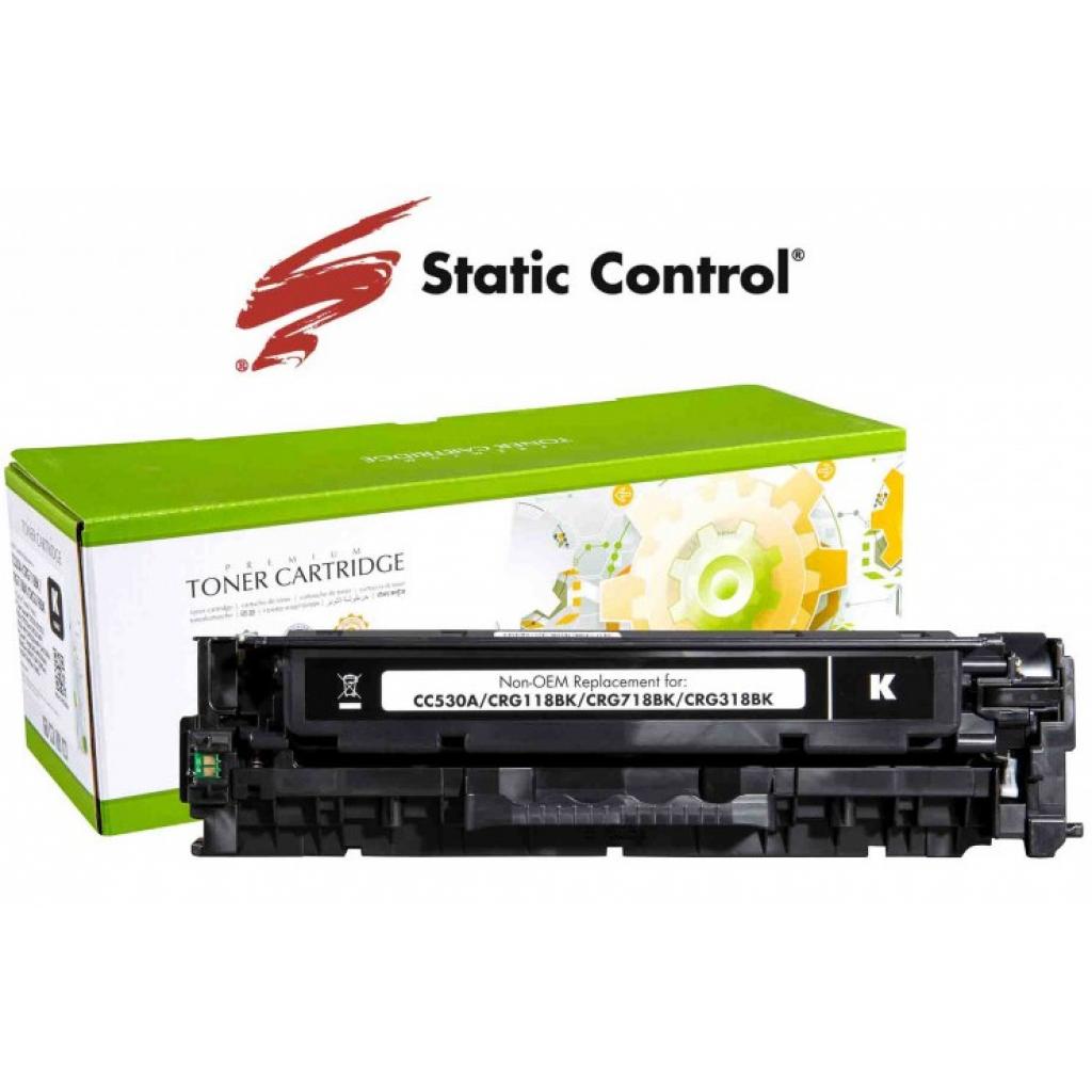 Картридж Static Control HP CLJ CC530A (304A) 3.5k black (002-01-RC530A) - зображення 1