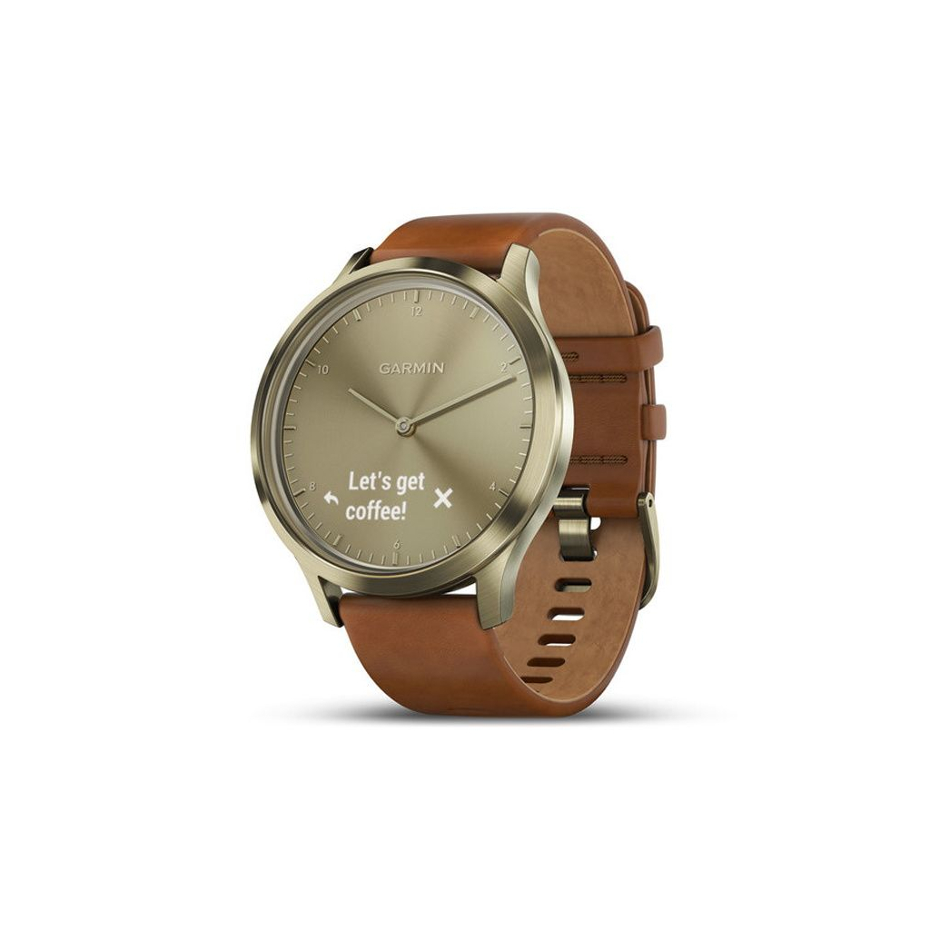 Смарт-годинник Garmin vivomove HR, E EU, Premium, Gold-Gold, S/M (010-01850-25) - зображення 1