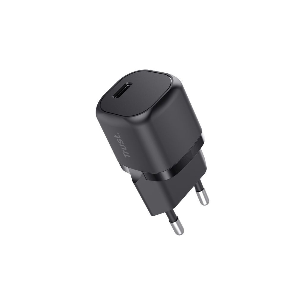 Зарядний пристрій Trust Maxo 20W USB-C PD black (25174_TRUST) - зображення 6