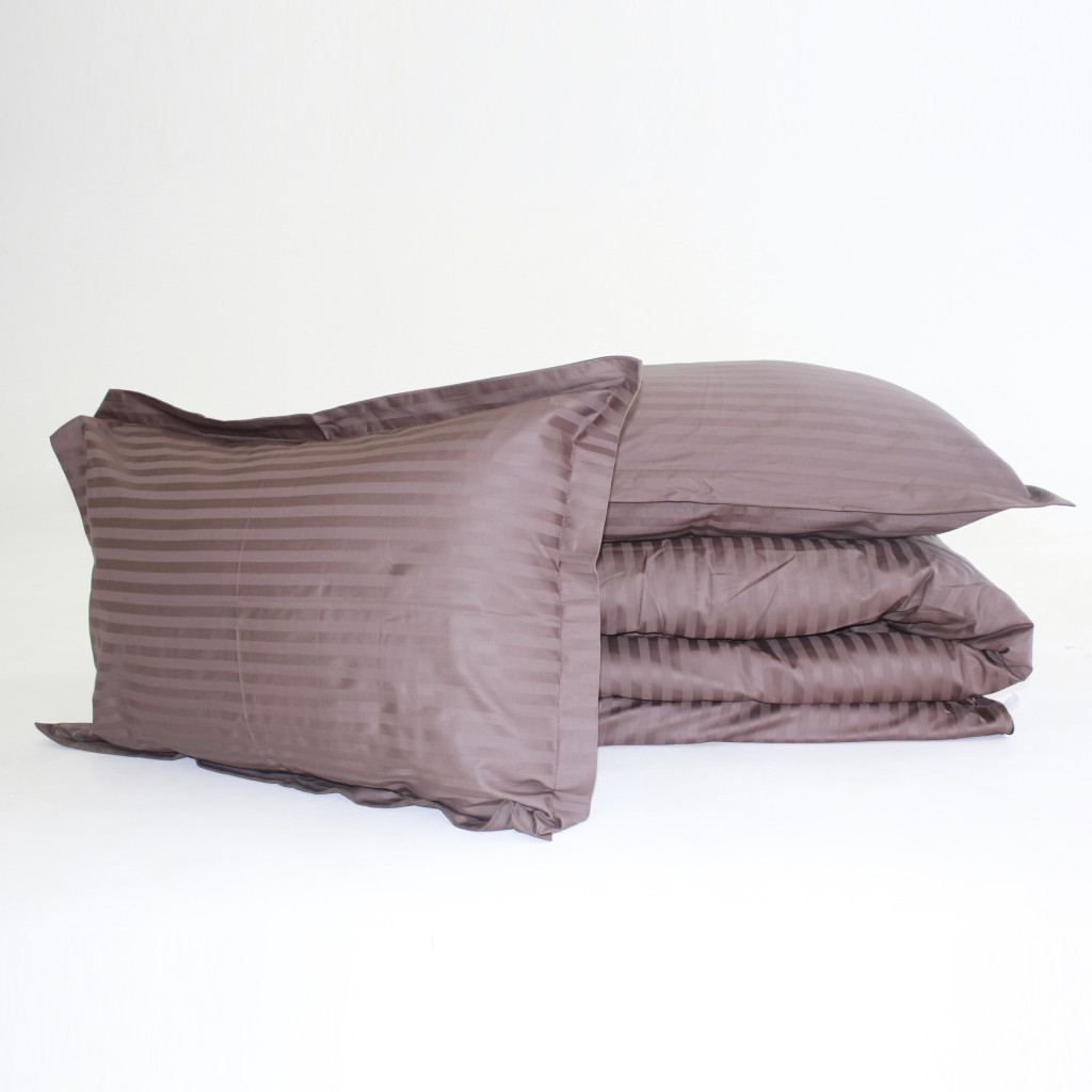 Постільна білизна MirSon Satin 30-0006DarkBrown 160х220 Сімейний (2200005249499) - зображення 8