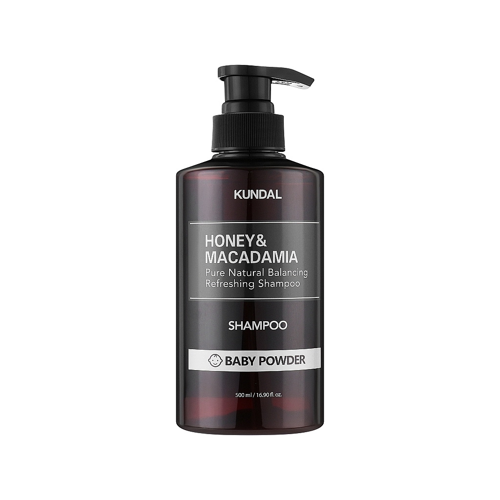 Шампунь Kundal Honey & Macadamia Shampoo Baby Powder 500 мл (8809568740425) - зображення 1