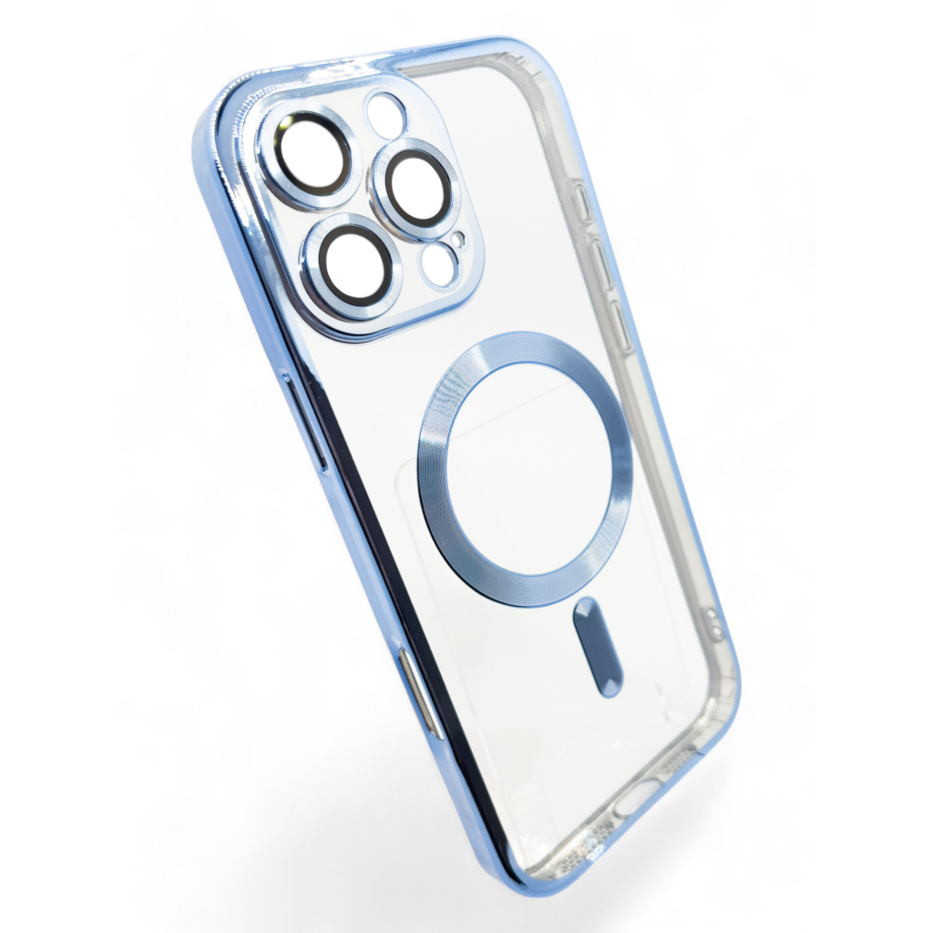 Чохол до мобільного телефона BeCover TPU Chrome Case (MagSafe) для Apple iPhone 16 Pro Sierra Blue (712082) - зображення 2