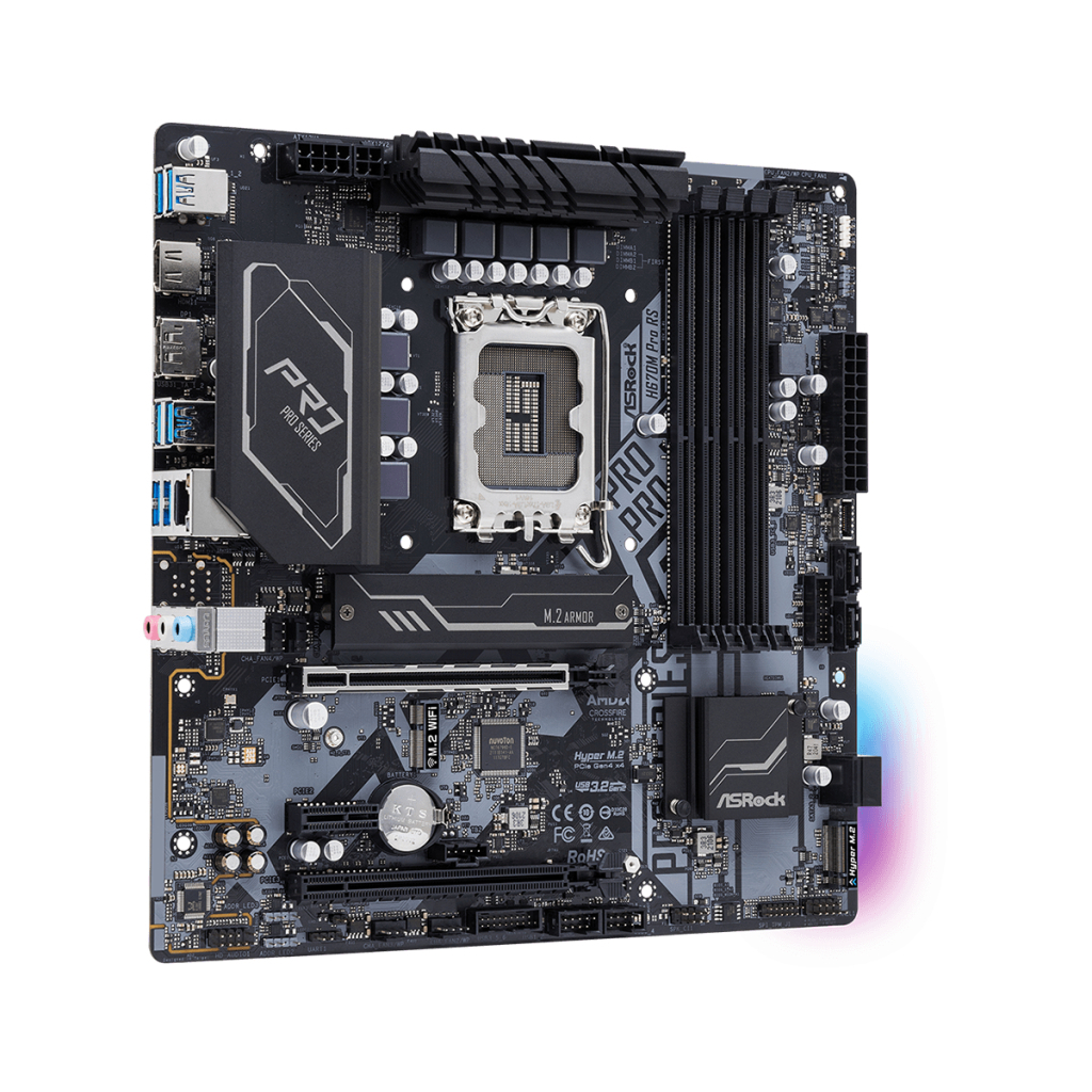 Материнська плата ASRock H670M PRO RS - зображення 3