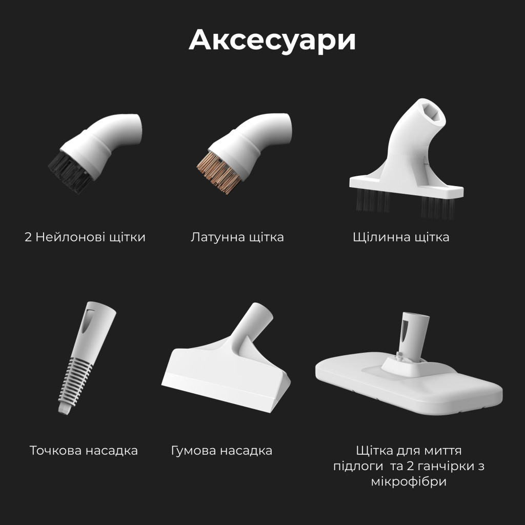 Пароочищувач AENO ASM0002 - изображение 12