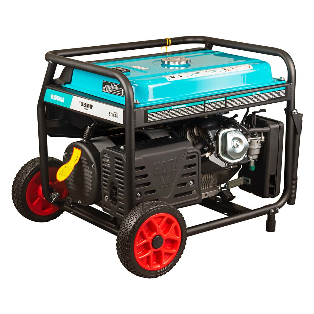 Генератор Sigma 220V 9.5/10.0kW электрозапуск (5710581) - зображення 6