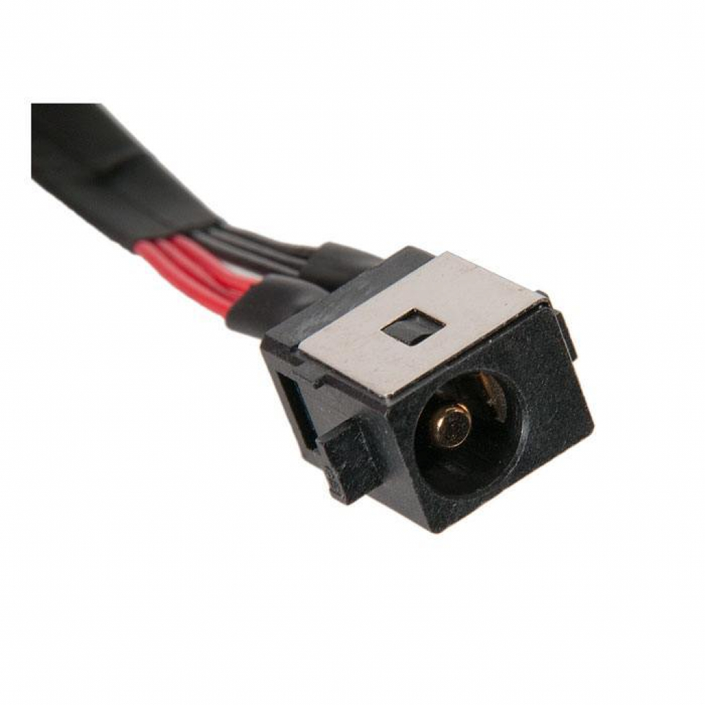 Роз'єм живлення ноутбука з кабелем для Asus 1417-007P000 (5.5mm x 2.5mm), 6-pin, 15 с Универсальный (A49067) - изображение 2