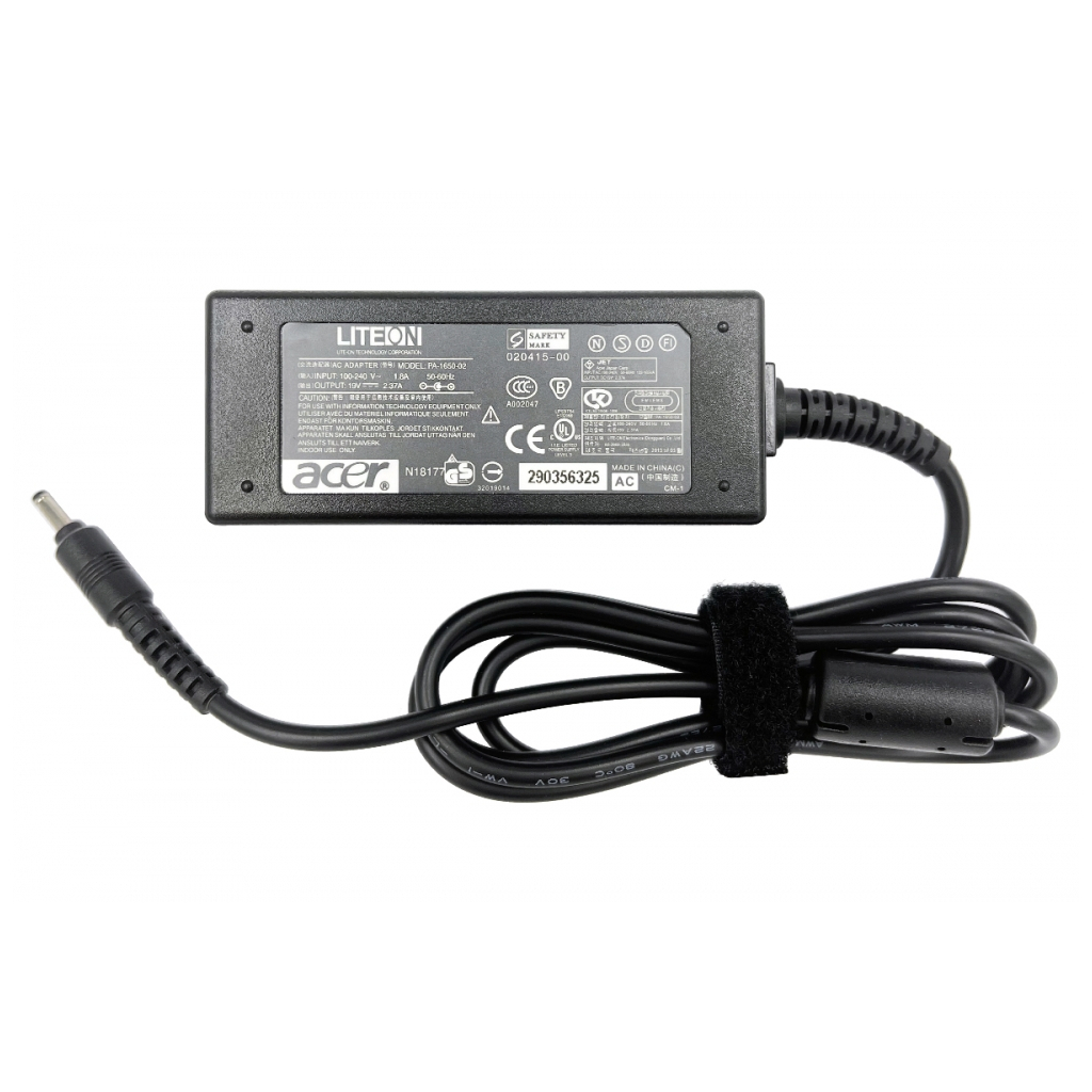 Блок живлення до ноутбуку AlSoft Acer 45W 19V, 2.37A, 3.0/1.1 (A40359) - зображення 1