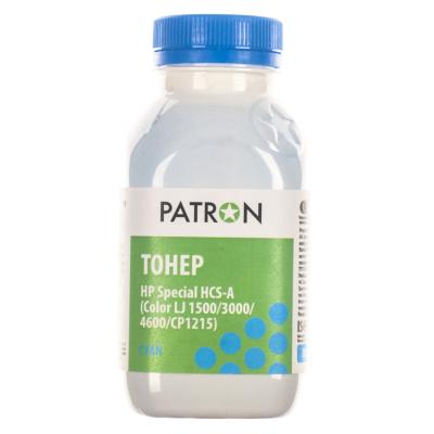 Тонер Patron HP CLJ 1500/3000/4600/CP1215) CYAN 50г (HCS-A-C-050) - зображення 1
