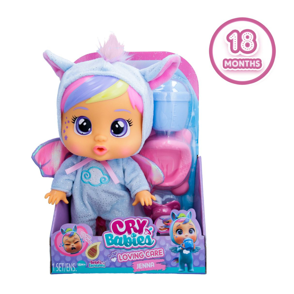Лялька IMC Cry babies Любов і турбота Плакса Джена з аксесуарами 26 см (909809) - зображення 2