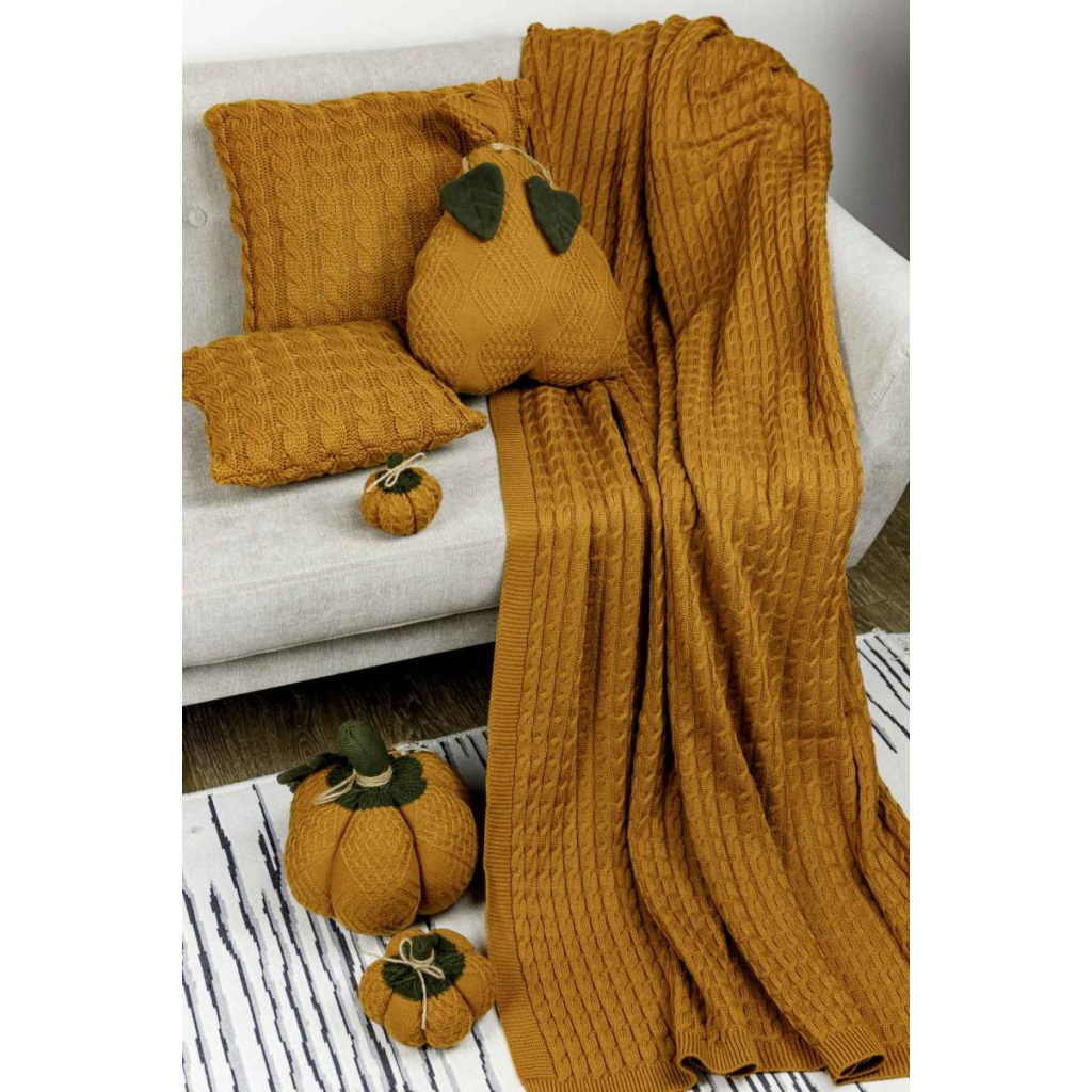 Плед Прованс Happy Fall Kosa Охра 130х170 см (4823093447080) - зображення 3