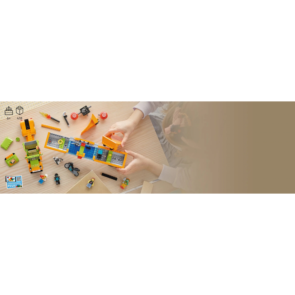 Конструктор LEGO City Stunt Вантажівка для шоу каскадерів 420 деталей (60294) - зображення 2