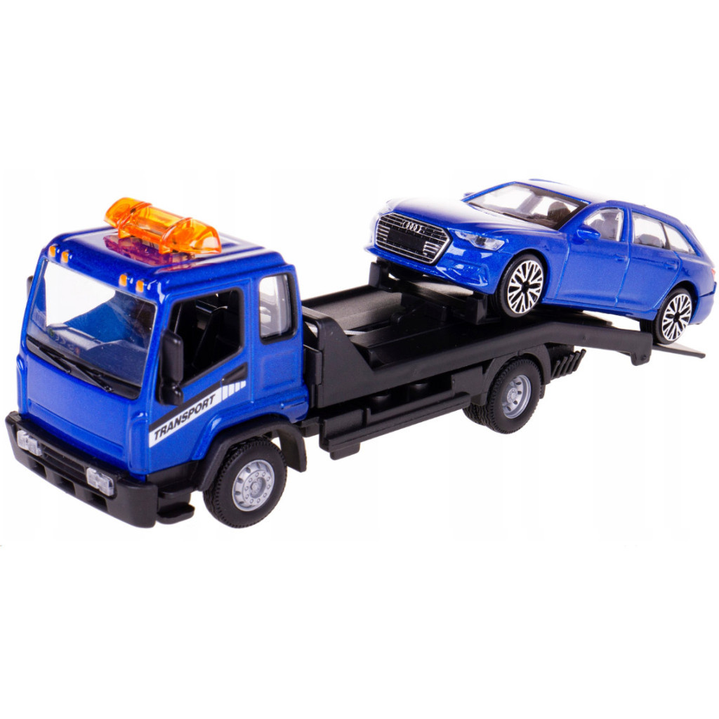 Спецтехніка Bburago Евакуатор з автомоделлю Audi A6 Avant (18-31418) - зображення 3