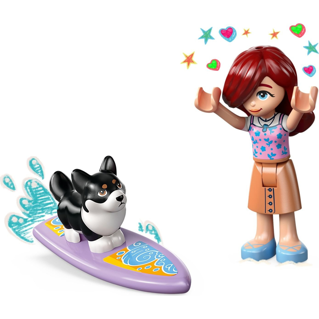 Конструктор LEGO Friends Собачі пригоди на серфі та скутері (42641) - изображение 6