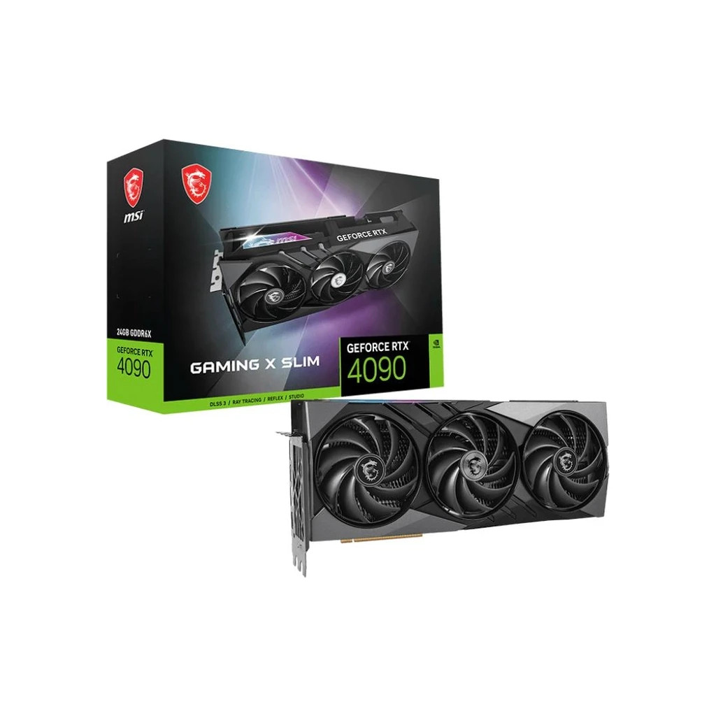 Відеокарта MSI GeForce RTX4090 24GB GAMING X SLIM TRIO (RTX 4090 GAMING X SLIM 24G) - зображення 2
