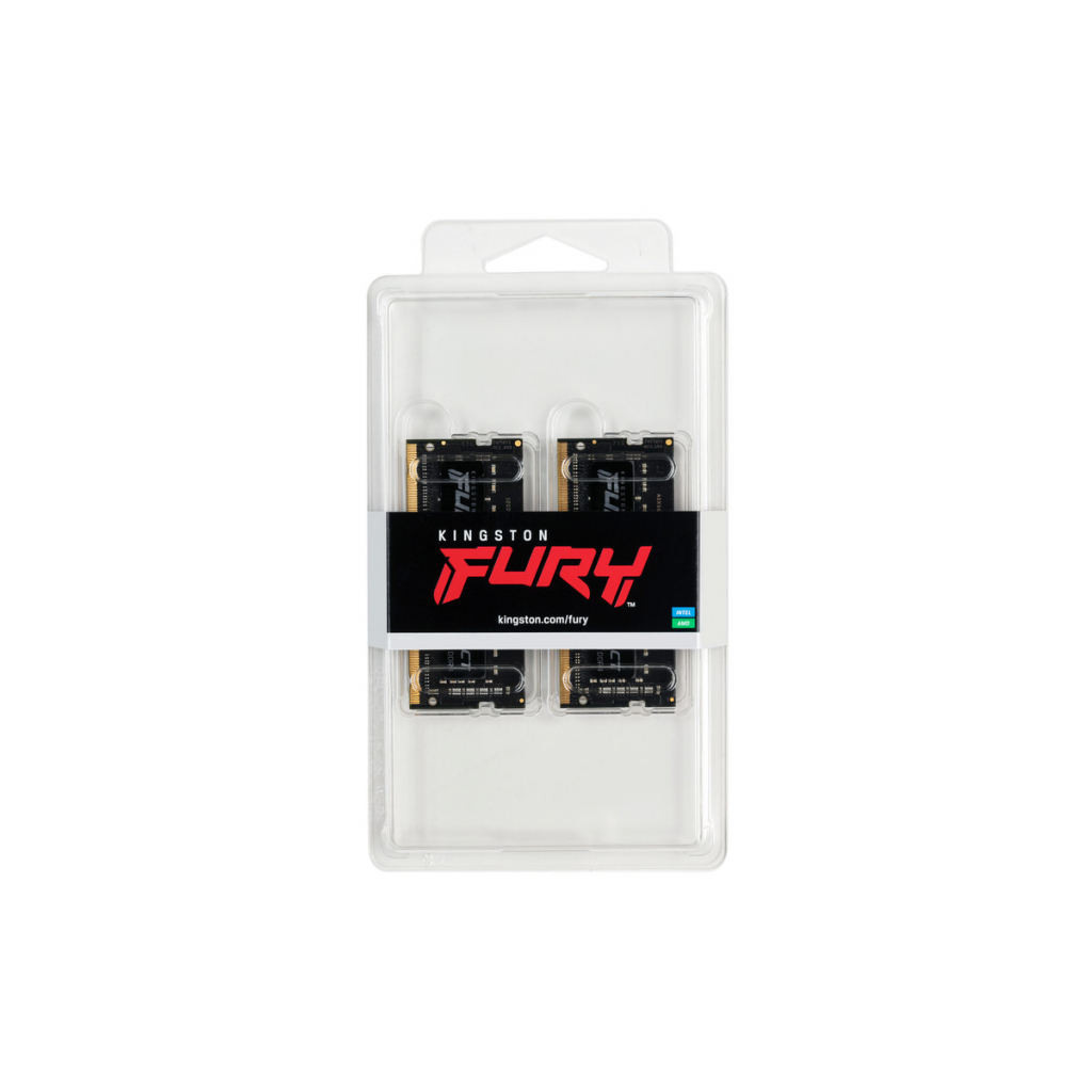Модуль пам'яті для ноутбука SoDIMM DDR4 16GB (2x8GB) 2933 MHz Fury Impact Kingston Fury (ex.HyperX) (KF429S17IBK2/16) - зображення 3