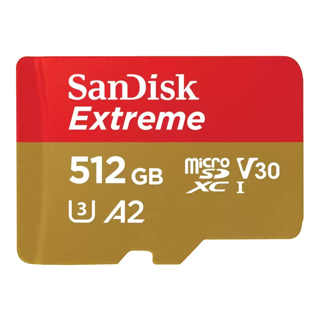 Карта пам'яті SanDisk 512GB microSD class 10 UHS-I U3 V30 Extreme (SDSQXAV-512G-GN6MN) - зображення 1
