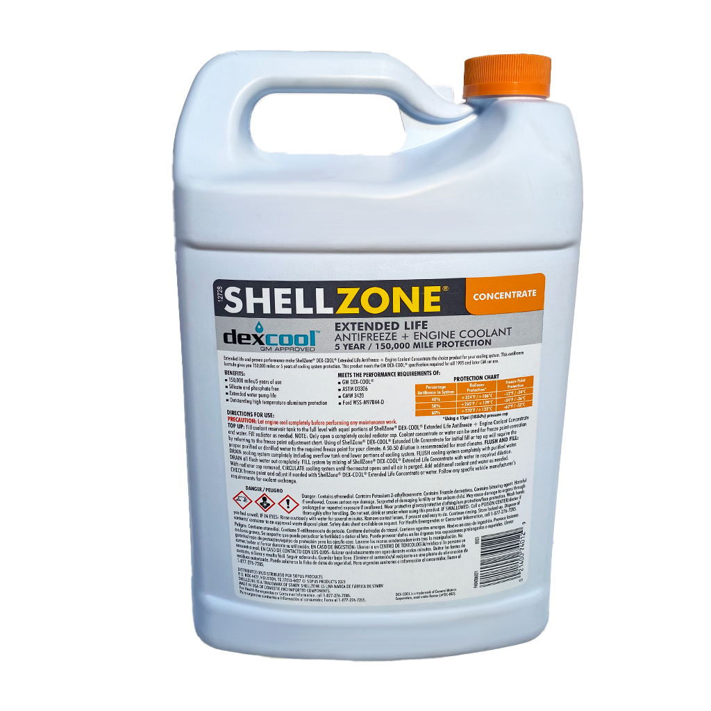 Антифриз Shell Antifreeze Dex-Cool Concentrate, 3,785л - зображення 2