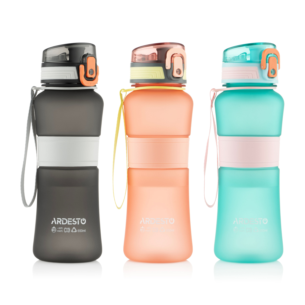 Пляшка для води Ardesto Balance 650мл блакитний (AR2265BB) - зображення 7