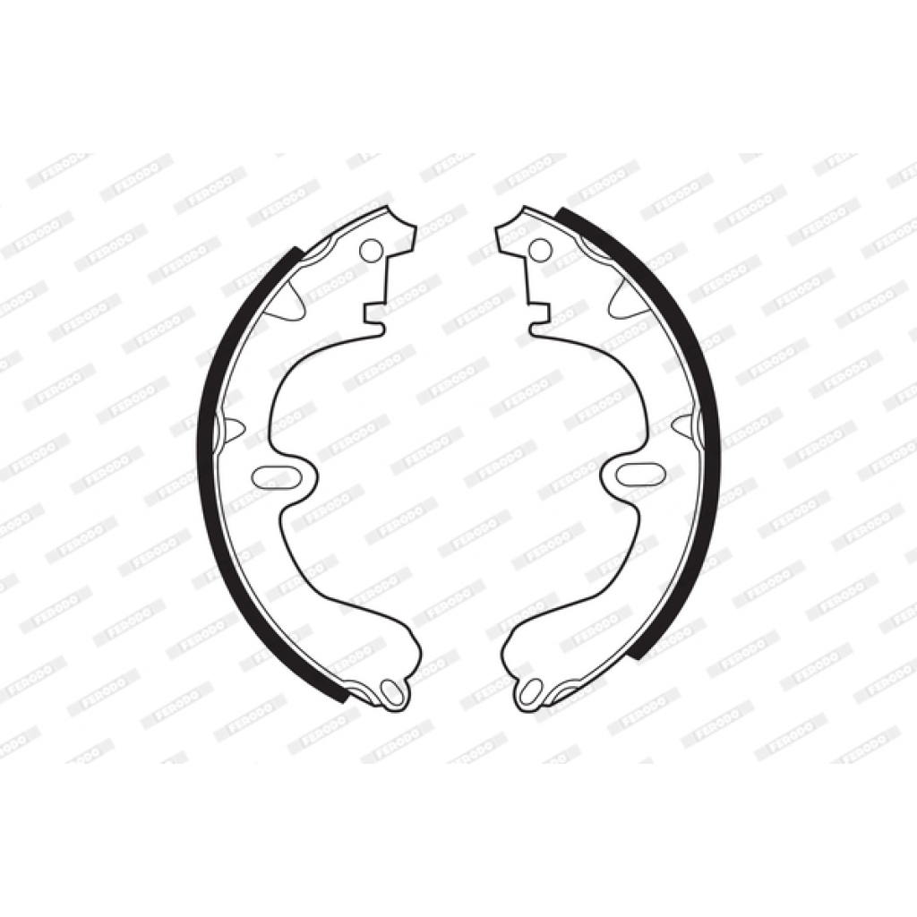 Гальмівні колодки FERODO FSB208 - зображення 1